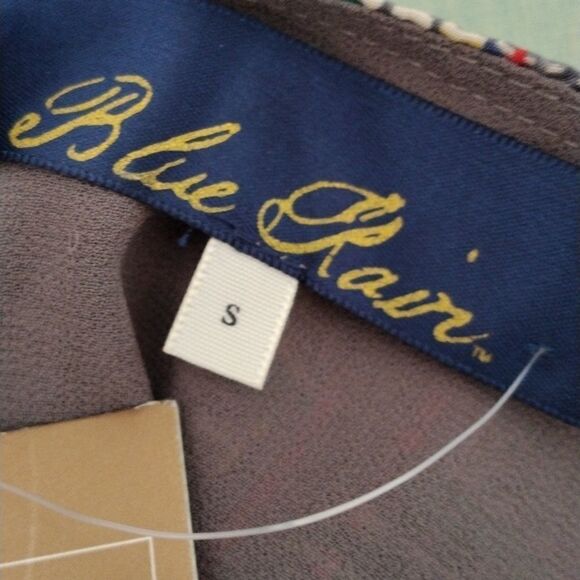 NWT Francesca's Blue Rain Embellished Shift Dress - Picture 12 of 15